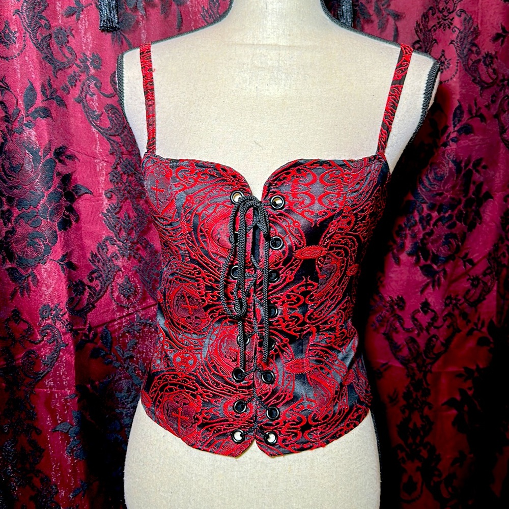 Lip service corset top
